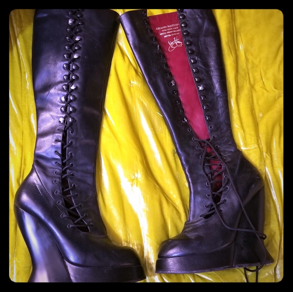 John Fluevog black Grand Nationals